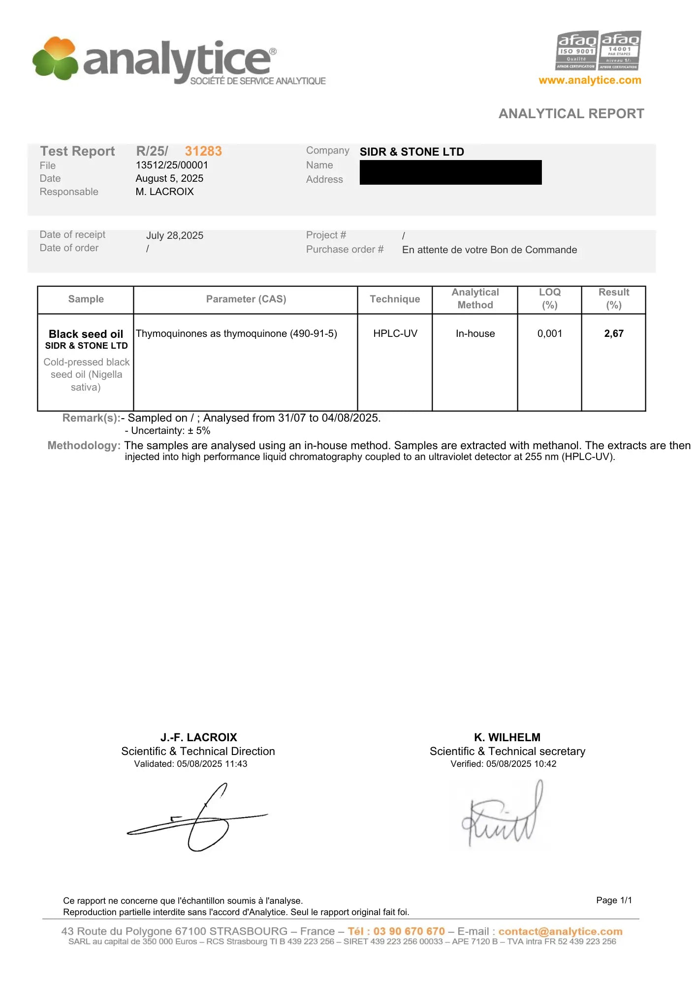 Cold-Pressed Ethiopian Black Seed Oil