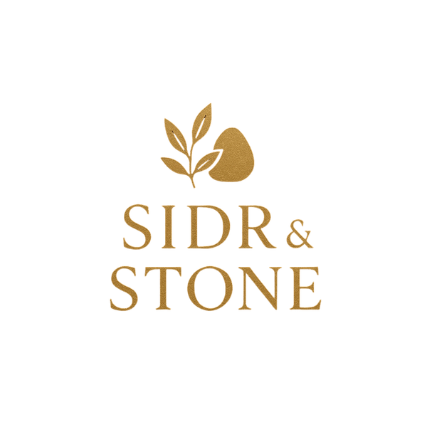Sidr & Stone premium natural wellness brand logo